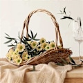 Miniatyrbild 4 av 4: Picknickkorg Påskgodiskorg Bröllop Blomsterflickakorgar Snabbmatskorg Vävda Skafferiorganisatörer