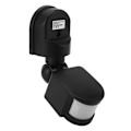 Miniatyrbillede 6 af 8: Sort vægmonteret bevægelsessensor Automatisk skumring til daggry 110V‑240V AC Bevægelses PIR-sensor 120 graders LED-styret radarsensor