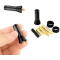 Miniatyrbillede 2 af 4: Kort bilantenne - 2 stk. 3,5 cm universel FM-radio, aluminiumlegering og kulfiber