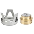 Miniatyrbild 8 av 8: Bärbar utomhus picknick spis mini spritbrännare för utomhus camping vandring backpackingSilver