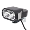 Miniatyrbilde 8 av 8: Sykkel frontlykt superlys sykkel LED frontlykt 24‑60V LED sykkellys med advarselshorn for nattkjøring 5W