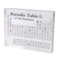 Miniatyrbillede 3 af 8: Periodisk system Sort akryl Kemiske grundstoffer Alfabet Periodisk system Undervisning Display Home Decor S
