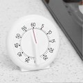 Miniatyrbilde 4 av 5: 60 Minutter Rund Form Timer Kjøkken Mekanisk Teller Alarm
