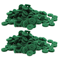Miniatyrbilde 1 av 8: 180 STK Green Pure Wool Piano Keyboard Filt Pad Rund musikkinstrument tilbehør
