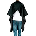 Miniatyrbild 7 av 8: Hair Cutting Cape Svart Vattentät Andas Justerbar Hårstyling Cape för Frisörsalong