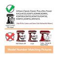 Miniatyrbillede 2 af 5: Kompatibel med Kitchen Aide tilbehør 4,5-5 Qt - Head Stand Mixers Paddle Attachment kompatibel med K45B/K5THCB/K5THBS