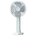 Miniatyrbillede 1 af 5: Bærbar håndholdt ventilator, mini håndholdt ventilator med USB genopladeligt batteri, 3-trins personlig bordventilator med base style746