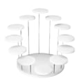 Miniatyrbillede 1 af 5: Multi-lags Cupcake Stand Akryl Tiered Serverings Rund Cupcake Tårn Til Fest F
