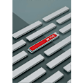 Miniatyrbillede 5 af 5: Sort 2 stk. Sammenklappelig Aluminium Legering Klæbende Usynlig Ultratynd Overalt Sammenklappelig Mini Bagmonteringsbeslag