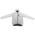 Miniatyrbilde 2 av 8: Sykkel Full Reflective Coat Full Reflective Vanntett Hette Vindjakke for Utendørs Sportsentusiaster M