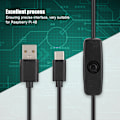 Pikkukuva 8 / 8: 3kpl 5V3A TypeC-liitäntä power power kytkimellä Raspberry Pi 4B:lle