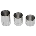 Miniatyrbilde 5 av 8: Cocktail Jigger Bar Drikkemålekopp Unsekoppsett Bartenderverktøy (25ml 35ml 50ml)