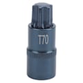 Miniatyrbilde 1 av 8: Socket Bit Star S2-legeringsstål elektrisk hurtignøkkelverktøy blåfarging 1/2X55XH70