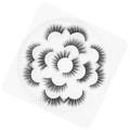 Miniatyrbilde 5 av 8: 7 par gjenbrukbare lange tykke krøllete falske øyevipper Portable Makeup False Lashes SetM92P