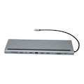 Miniatyrbilde 3 av 8: USB C Hub 12 i 1 Fullfunksjons dokkingstasjon for bærbar PC USB C til Ethernet Multiport Hub