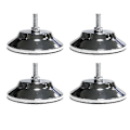 Miniatyrbillede 2 af 5: 4 stk. Billard-/poolbord benjusteringer 5 tommer Metal Spillebord Benjusteringer Kraftige nivelleringsfødder kompatible med poolbord