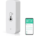 Miniatyrbillede 1 af 5: Smart Indendørs Termometer Hygrometer: WiFi Temperatur Fugtighedssensor med App-alarm