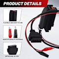 Miniatyrbillede 5 af 5: 81 Pins OBD Diagnostisk Kabel OBD2 Adapter ECU Stik Modifikationskabel