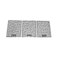 Miniatyrbillede 5 af 5: Servis Universal Metal Emhætte Fedtfilter - 320 X 260 Mm (Pakke med 3)