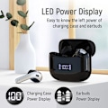 Miniatyrbild 2 av 5: Trådlösa Bluetooth-hörlurar med LED-strömdisplay - In-ear-hörlurar för Android-mobilspel