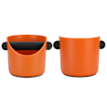 Miniatyrbillede 8 af 8: Mini kaffegrundsbeholder skridsikker lige port husholdningsmaling spand knock bin box (orange)