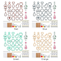 Miniatyrbillede 4 af 5: Blå Polymer Lercutter Kit til DIY Smykkefremstilling