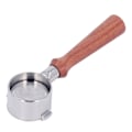 Pikkukuva 7 / 8: Portafilter 51mm 2 korvaa pohjaton kahvakahva ruostumaton teräs Delonghi ECO310 F-tyyppiin Brasilian ruusupuu