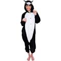 Pikkukuva 1 / 5: Eläin- ja merieläinpehmolelu Cosplay-asu aikuisille - Hauska ja leikkisä Halloween-asu X-Small Cat