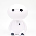 Miniatyrbild 1 av 5: Uppladdningsbar skrivbordslampa Hopfällbar LED Söt utseende Tecknad skrivbordslampa för studentrum Sovrum Baymax 10x8,4x17,5cm