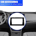 Miniatyrbillede 4 af 5: 2 Din Stereo Afspiller Installations Surround Panel Instrumentbræt Kit GPS Ramme