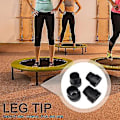 Miniatyrbillede 2 af 5: 10 stk. skridsikre gummifødder til trampolin, trampolintilbehør, kraftige gummifødder, latexmateriale, tykke og sikre, egnet til trampoliner
