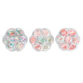 Miniatyrbillede 1 af 8: 3 æske jule neglekunst pailletter Søde udsøgte DIY 3D Snowflake Polymer Clay Nail Art Skiver Udsmykning