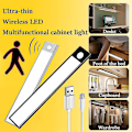 Miniatyrbilde 3 av 5: LED Bevegelsessensor Lysstripe USB Oppladbar 40cm Svart - Kald Hvit 6000K