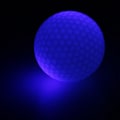Miniatyrbillede 2 af 5: 3 stk. selvlysende blå LED lysende golfbolde turneringsbolde