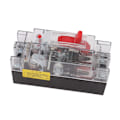 Miniatyrbillede 6 af 8: Kredsløbsafbryder Flammehæmmende Transparent PC Skal Kobberleder Kredsløbsafbryder 220V 2P 40A