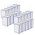 Miniatyrbild 1 av 8: Miljövänlig bärbar kraftpåse Butiksförpackning för kläder Presentpåse (S 15 x 8 x 21 cm)