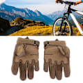 Miniatyrbillede 6 af 8: Motorcykelhandsker Hård kno Håndledsbånd Åndbar God greb Anti-slip Fuld finger Powersports Handsker til tømmerindustri Tung industri Brun M