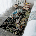 Miniatyrbilde 2 av 5: Nordisk Stil Tepper 3d Dinosaurtrykk Tykt Teppe For Stue Nattbord Soverom Fjærteppe Husholdningsflanellmatte/tepper13 90cmx150cm