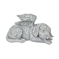 Miniatyrbillede 1 af 5: Hunde Engel Kæledyr Mindesmærke Gravsten Hyldest Statue, One Size, Fuld Farve