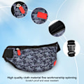 Miniatyrbild 6 av 8: Tygkamouflage Enkelsidig axelväska förvaringspåse Bärbar förpackning för Switch Lite HostCamouflag Blå