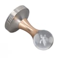 Miniatyrbillede 6 af 8: Kaffe Tamper i rustfrit stål i fødevarekvalitet, krystalkugle, kaffepulverhammer til køkkenbutik, guldsøjle 51 mm/2 tommer