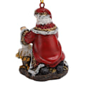 Miniatyrbild 6 av 8: Jultomte Staty DIY Handgjord Handmålad Gammal Man Lykta Form Julgran Dekoration Hänge Prydnad