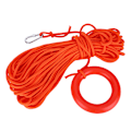 Pikkukuva 2 / 8: 8mm nylon kelluva hengenpelastuslanka Snorklausköysi Sukellus Uinti Hengenpelastajan pelastusköysi kelluvalla silmukalla