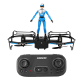 Miniatyrbillede 3 af 8: E020 2-akslet RC Stunt Paraglider Drone Højde Hold Mode Drone Quadcopter Blå