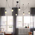 Miniatyrbillede 2 af 8: E27 110-220V LED pendel Simpel moderne lampe til hjemmet Cafe Bar Gang