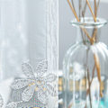 Miniatyrbillede 6 af 8: Polyester Vinduesgardin Valancer Voile Soveværelse Stue Indretning (Hvid)