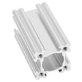 Miniatyrbillede 5 af 8: T-slids Aluminiumsekstruderingsprofil lineær skinne CNC 3D-printerakselstøtte Firkantet bjælke 24 mm