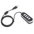 Pikkukuva 8 / 8: Puhelinkeskushanteen kuulokemikrofonin sovitin, 3,5 mm naaras - USB uros
