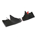 Miniatyrbilde 1 av 5: Motorsykkel Winglet Aerodynamisk Vingesett for Aprilia RS457 Svart56