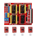 Miniatyrbilde 1 av 8: Witbot CNC Shield Expansion Board+drv8825 Stepper Motor Driver+Heat Sink for Arduino V3 Engrave